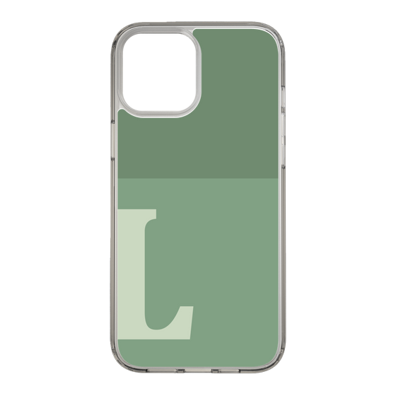 Slim Protection Case［ Original - initial two tone - L green ］