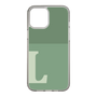 Slim Protection Case［ Original - initial two tone - L green ］