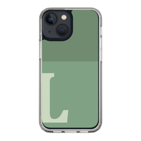Slim Protection Case［ Original - initial two tone - L green ］