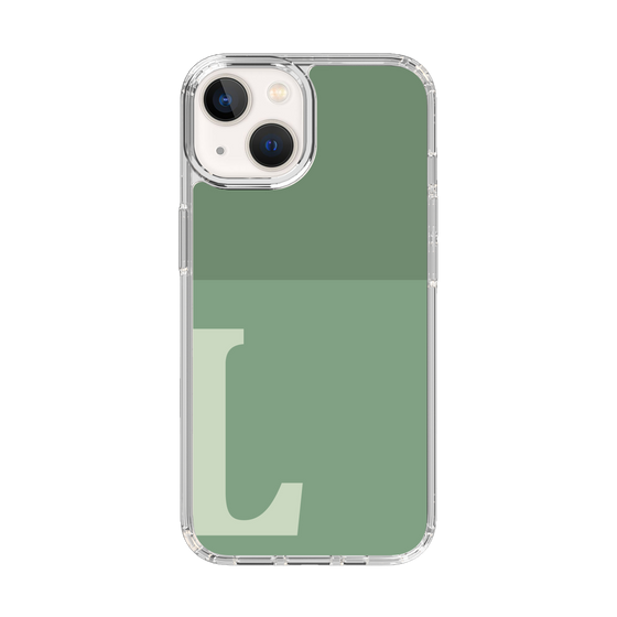 Slim Protection Case［ Original - initial two tone - L green ］