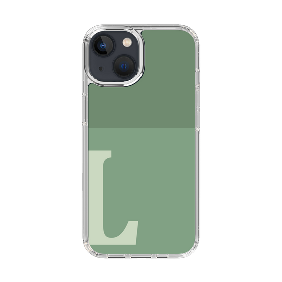 Slim Protection Case［ Original - initial two tone - L green ］