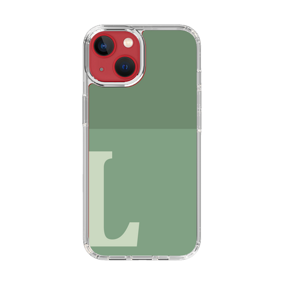 Slim Protection Case［ Original - initial two tone - L green ］