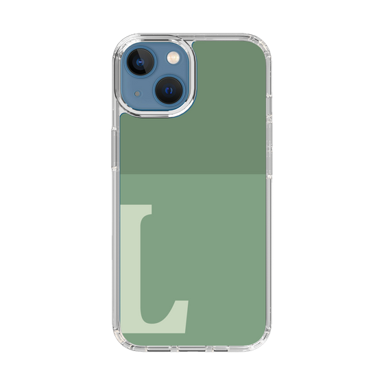 Slim Protection Case［ Original - initial two tone - L green ］