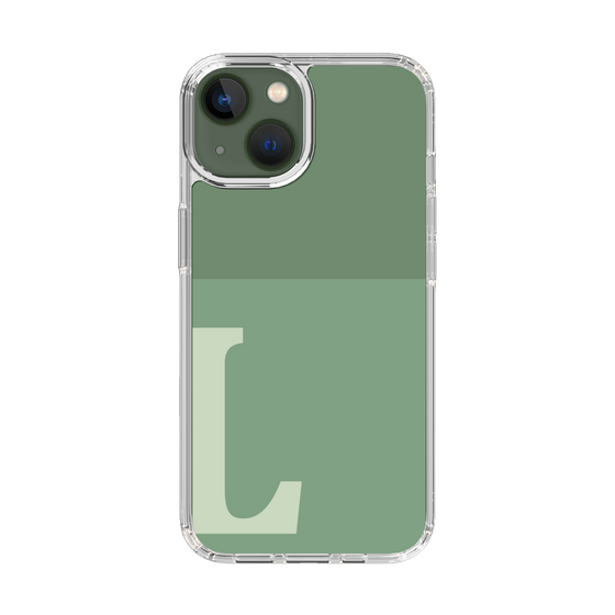 Slim Protection Case［ Original - initial two tone - L green ］