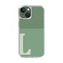 Slim Protection Case［ Original - initial two tone - L green ］