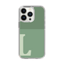 Slim Protection Case［ Original - initial two tone - L green ］