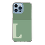 Slim Protection Case［ Original - initial two tone - L green ］