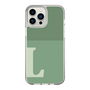 Slim Protection Case［ Original - initial two tone - L green ］