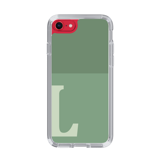 Slim Protection Case［ Original - initial two tone - L green ］