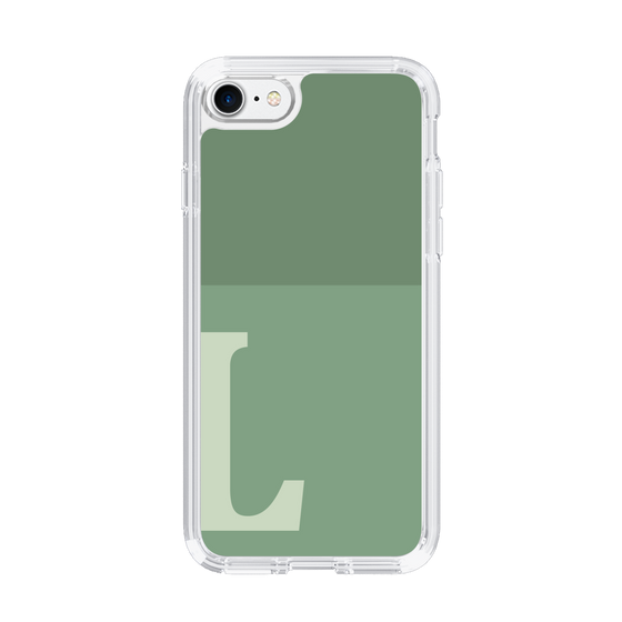 Slim Protection Case［ Original - initial two tone - L green ］
