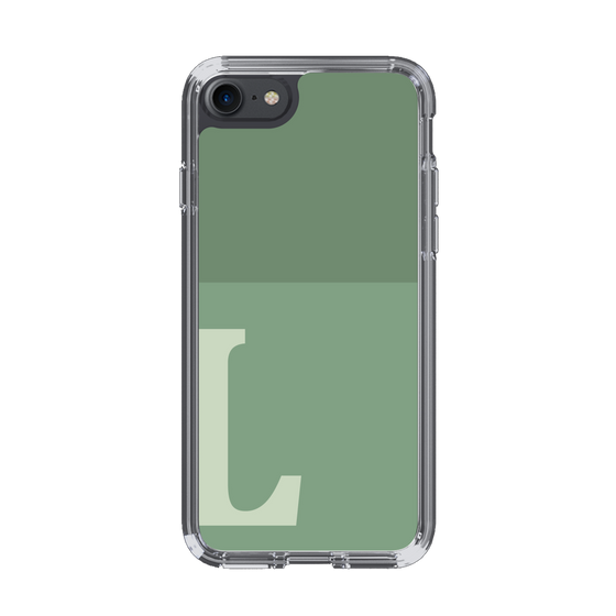 Slim Protection Case［ Original - initial two tone - L green ］