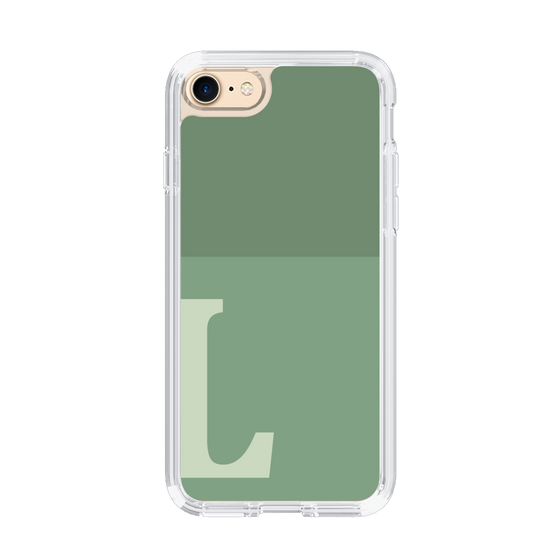 Slim Protection Case［ Original - initial two tone - L green ］