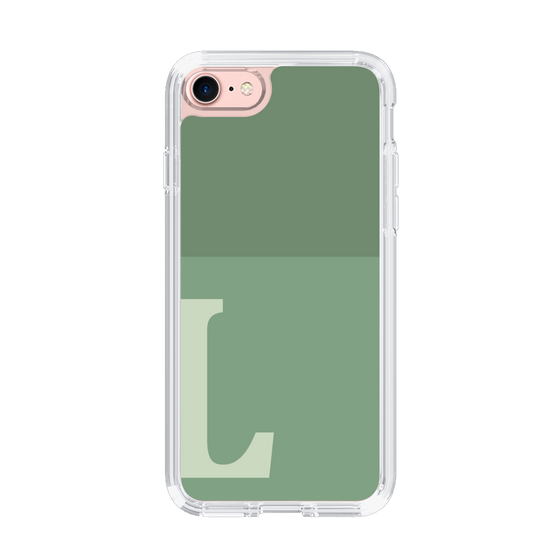 Slim Protection Case［ Original - initial two tone - L green ］