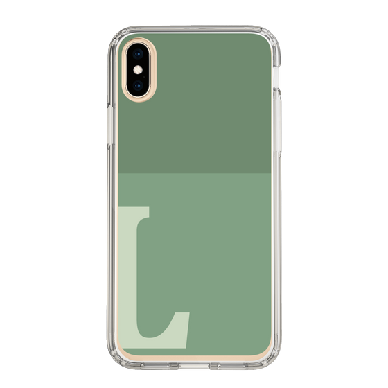 Slim Protection Case［ Original - initial two tone - L green ］