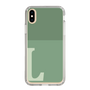 Slim Protection Case［ Original - initial two tone - L green ］