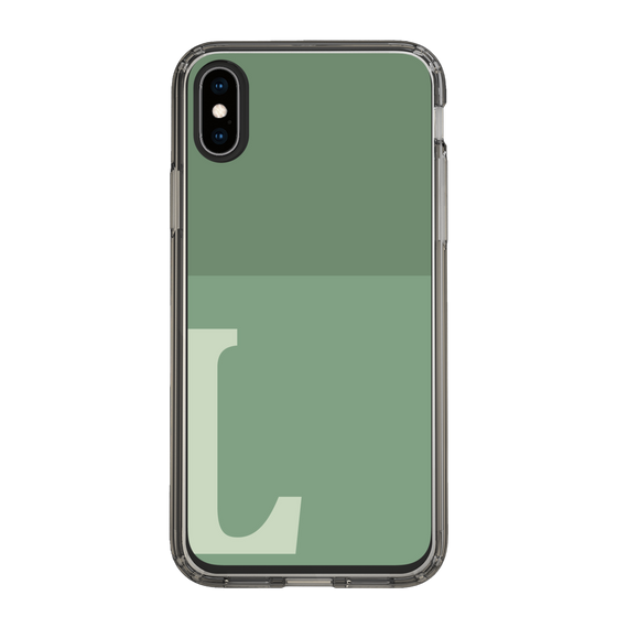 Slim Protection Case［ Original - initial two tone - L green ］
