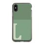 Slim Protection Case［ Original - initial two tone - L green ］