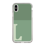 Slim Protection Case［ Original - initial two tone - L green ］