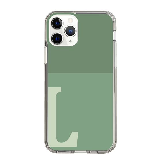 Slim Protection Case［ Original - initial two tone - L green ］