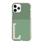 Slim Protection Case［ Original - initial two tone - L green ］