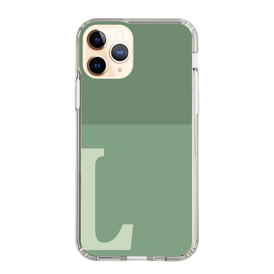 Slim Protection Case［ Original - initial two tone - L green ］