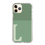 Slim Protection Case［ Original - initial two tone - L green ］