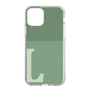 Slim Protection Case［ Original - initial two tone - L green ］