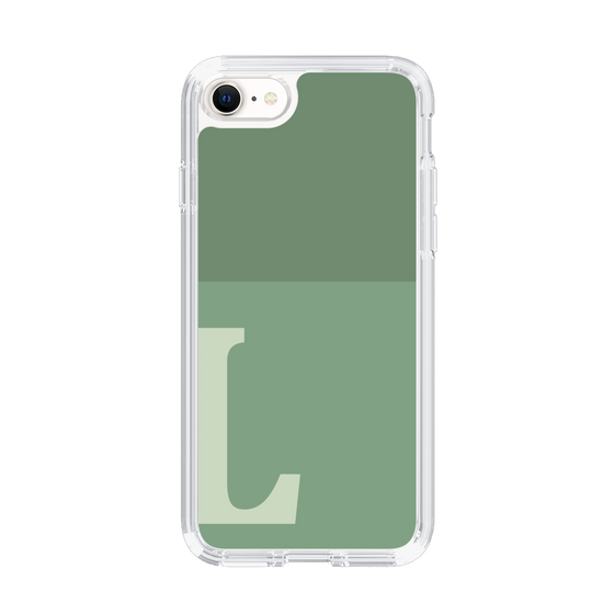 Slim Protection Case［ Original - initial two tone - L green ］