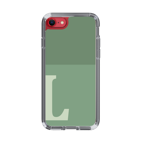 Slim Protection Case［ Original - initial two tone - L green ］