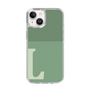 Slim Protection Case［ Original - initial two tone - L green ］