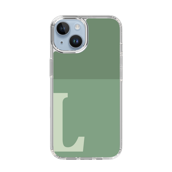 Slim Protection Case［ Original - initial two tone - L green ］
