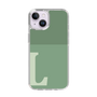 Slim Protection Case［ Original - initial two tone - L green ］
