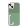 Slim Protection Case［ Original - initial two tone - L green ］