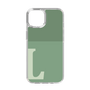 Slim Protection Case［ Original - initial two tone - L green ］
