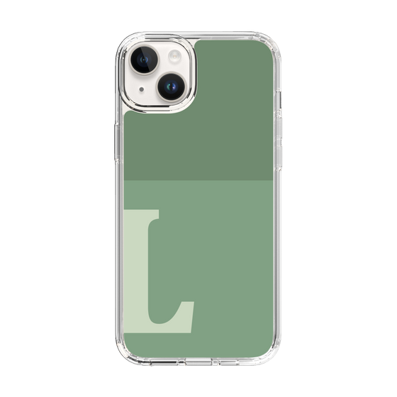 Slim Protection Case［ Original - initial two tone - L green ］