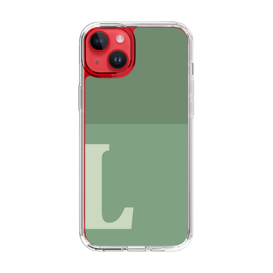 Slim Protection Case［ Original - initial two tone - L green ］