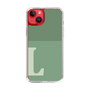Slim Protection Case［ Original - initial two tone - L green ］