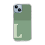 Slim Protection Case［ Original - initial two tone - L green ］