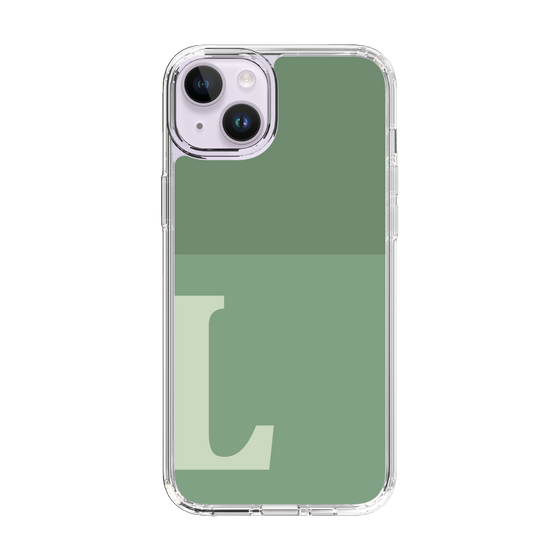 Slim Protection Case［ Original - initial two tone - L green ］
