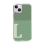 Slim Protection Case［ Original - initial two tone - L green ］