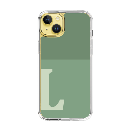 Slim Protection Case［ Original - initial two tone - L green ］