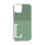 Slim Protection Case［ Original - initial two tone - L green ］