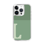 Slim Protection Case［ Original - initial two tone - L green ］