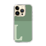 Slim Protection Case［ Original - initial two tone - L green ］