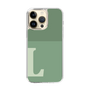 Slim Protection Case［ Original - initial two tone - L green ］