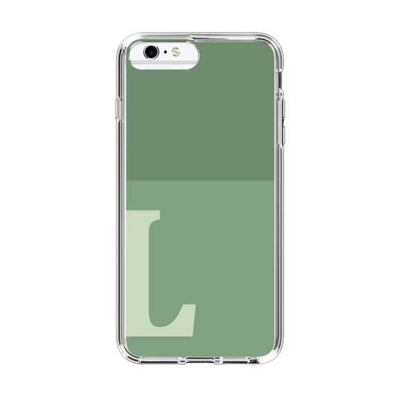 Slim Protection Case［ Original - initial two tone - L green ］