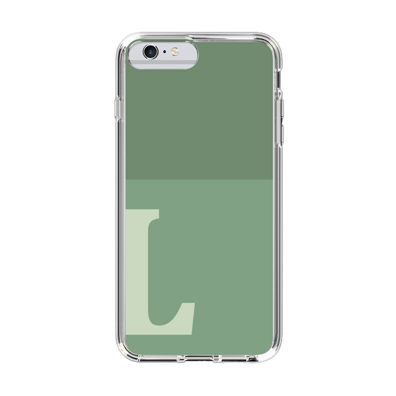 Slim Protection Case［ Original - initial two tone - L green ］