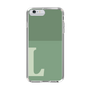 Slim Protection Case［ Original - initial two tone - L green ］