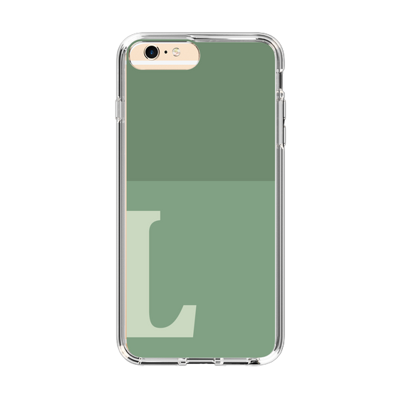 Slim Protection Case［ Original - initial two tone - L green ］