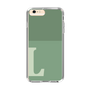 Slim Protection Case［ Original - initial two tone - L green ］